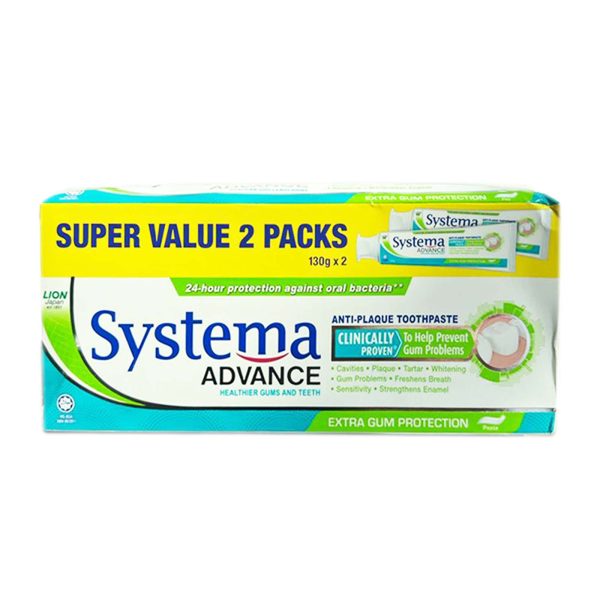 Systema Advance Deep Clean Whitening Toothpaste 130g x 2 Discount