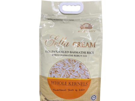 Ecobrowns Sella Cream Parboiled Basmathi Rice 5kg Sale