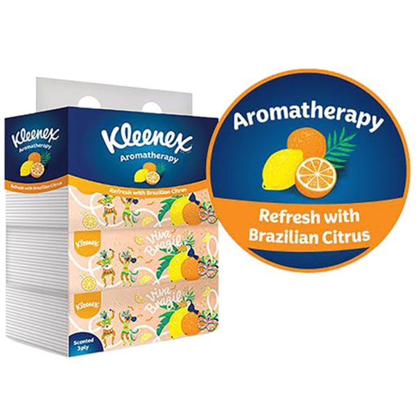 Kleenex Aroma Scented Aroma Facial Tissue 3ply 90pcs pack Cheap