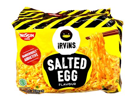 Nissin Irvins Salted Egg Flavour Instant Noodles 113g x 5 Discount