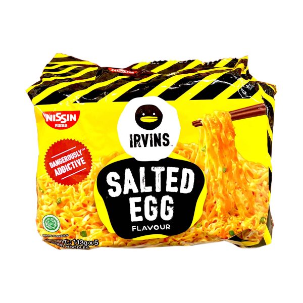 Nissin Irvins Salted Egg Flavour Instant Noodles 113g x 5 Discount