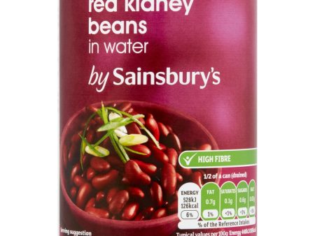 Sainsbury s Red Kidney Bean in Water 400g For Discount