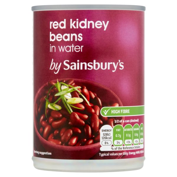 Sainsbury s Red Kidney Bean in Water 400g For Discount