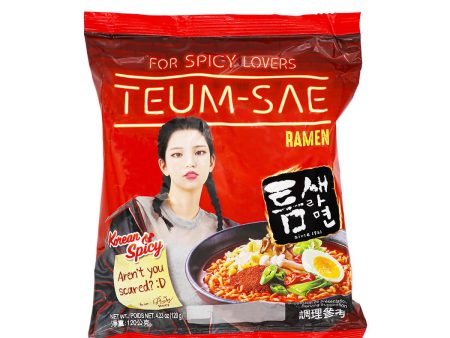 Paldo Teumsae Ramen Korean Spicy 4.23oz Online now