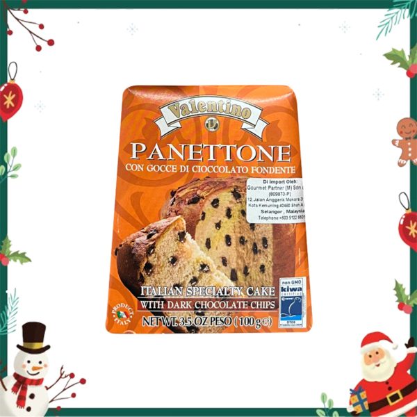 Valentino Panettone with Dark Chocolate Chips 100g Discount