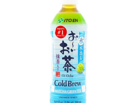 Ito En Oi Ocha Cold Brew Matcha Green Tea Unsweetened 500ml Supply