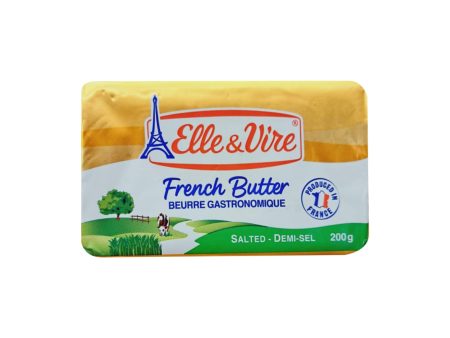 Elle & Vire Salted Butter 82% Block 200g For Discount