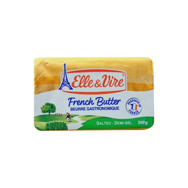 Elle & Vire Salted Butter 82% Block 200g For Discount