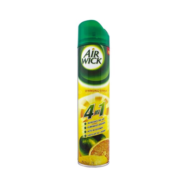 Air Wick 4 in 1 Air Freshener Spray Citrus Scent 300ml Discount