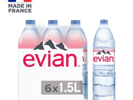 Evian Mineral Water Multipack 1.5L x 6 Online Sale