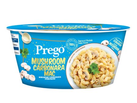 Prego Mushroom Carbonara Mac Instant Pasta 71g Online now