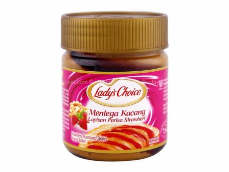 Ladys Choice Strawberry Flavoured Stripes Peanut Butter Spread 175g Cheap