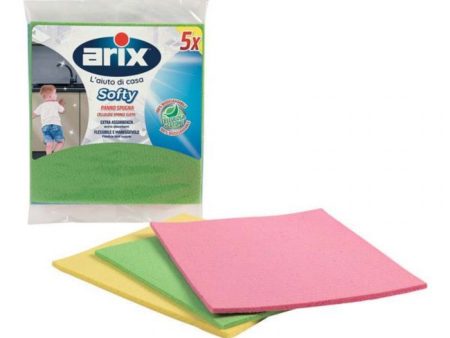 Arix New Softy Cellulose Sponge 5pcs pack Supply