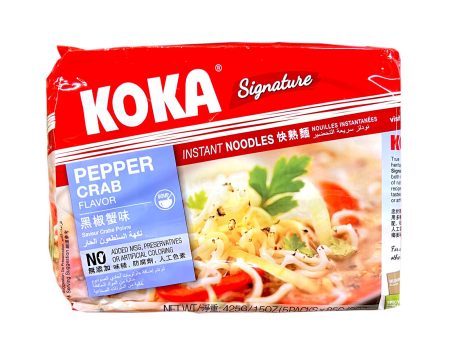 Koka Signature Pepper Crab Flavour Instant Noodles 85g x 5 Online