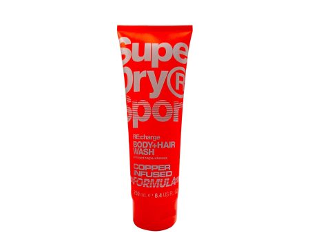 Superdry Sport Re:Charge Body Plus Hair Wash 250ml on Sale