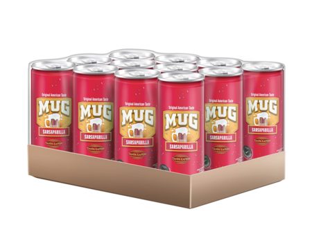 Mug Sarsaparilla Carbonated Drink Can 320ml x 12 Online now