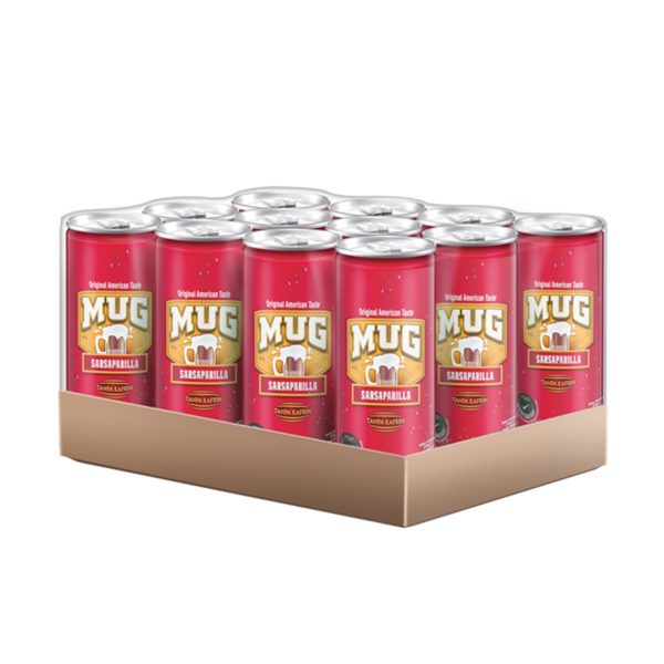 Mug Sarsaparilla Carbonated Drink Can 320ml x 12 Online now