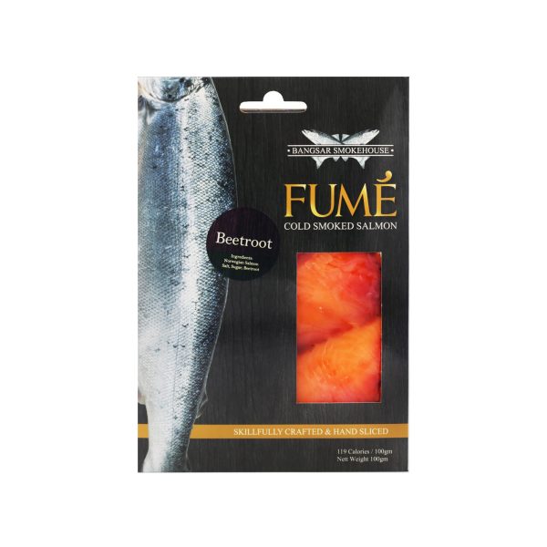 Fume Smoked Beetroot Salmon 100g Online Hot Sale