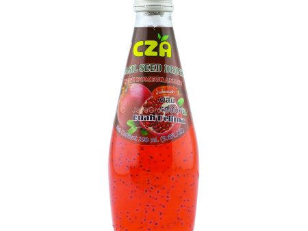 CZA Basil Seed Drink with Pomegranate 290ml For Cheap