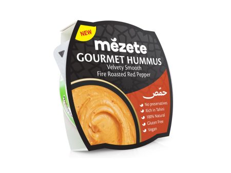 Mezete Gourmet Hummus Fire Roasted Red Pepper Dips 215g For Discount