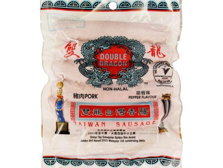 [NON-HALAL] Double Dragon Pepper Flavour Taiwan Sausage 225g+ - Fashion