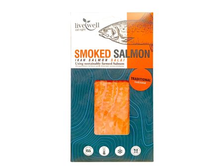 Live Well Smoked Salmon (Traditional) 75g Fashion