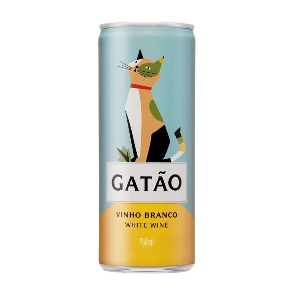 Gatao Vinho Verde White Wine Can (ABV 9%) 250ml For Sale