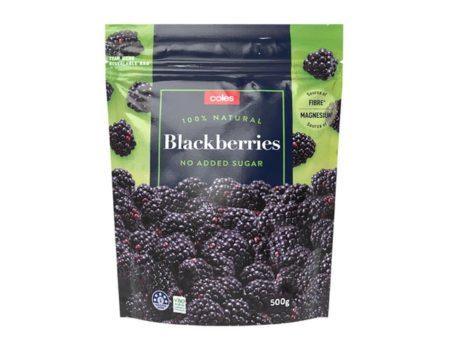 Coles Frozen Fruit Blackberries 500g on Sale