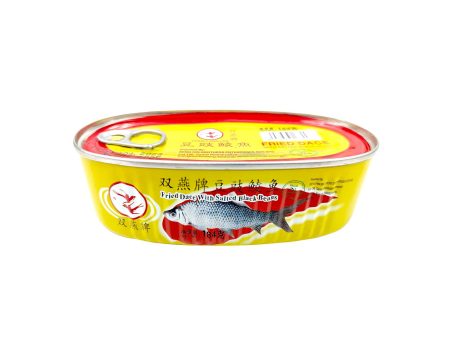 Double Swallow Fried Dace Black Beans 184g Discount