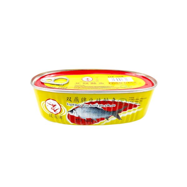 Double Swallow Fried Dace Black Beans 184g Discount