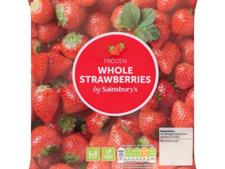 Sainsburys Frozen Whole Strawberry 350g on Sale