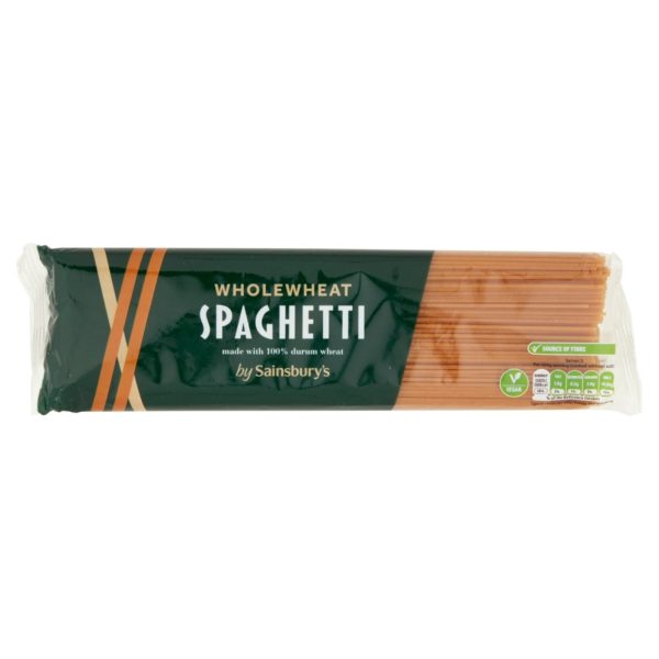 Sainsburys Wholewheat Spaghetti 500g on Sale