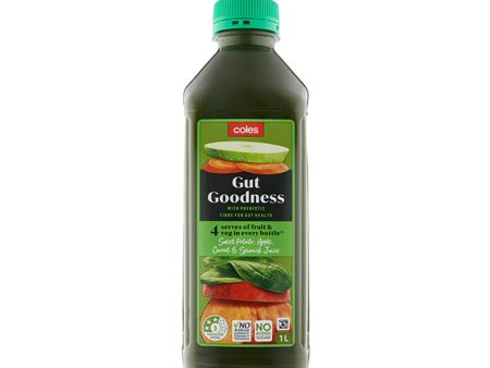 Coles Fruit And Vegetable Gut Goodness Juice 1L For Discount