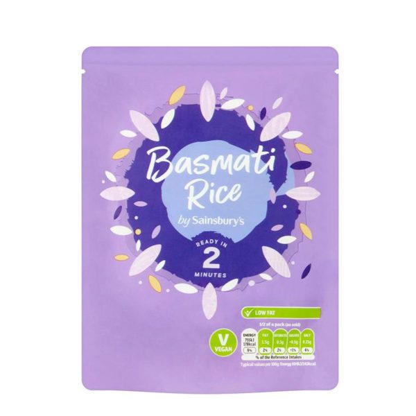 Sainsburys Basmati Rice 250g Supply