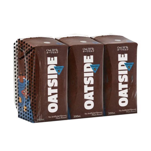 Oatside Chocolate Oat Milk 200ml x 3 Discount