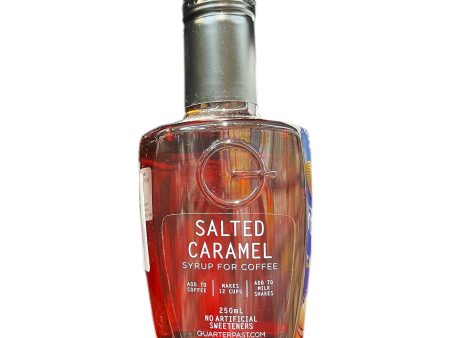 QuaterPast Salt Caramel Syrup for Coffee 250ml For Sale