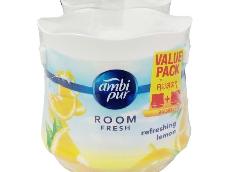 Ambi Pur Gel Refreshing Lemon Scent 180g x 2 Discount