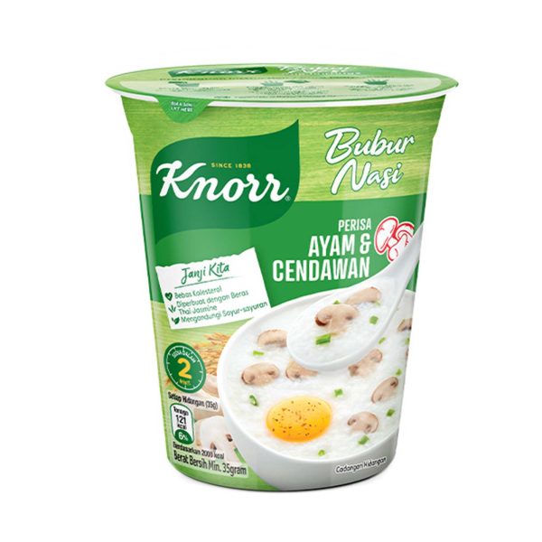 Knorr Cup Porridge Chicken and Mushroom 35g Fashion