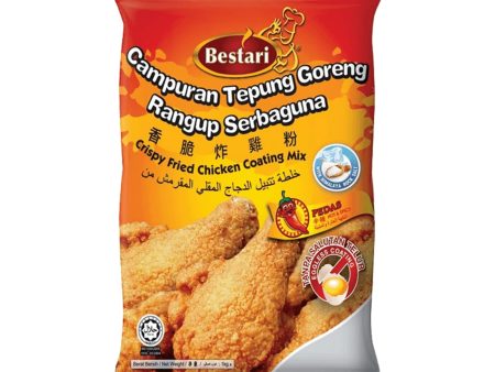 Bestari Crispy Fried Chicken Coating Mix (Hot and Spicy) 1kg Supply