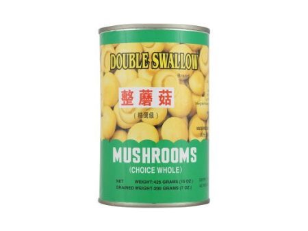 Double Swallow Brand Mushrooms (Choice Whole) 425g For Cheap