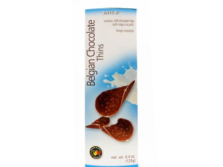 Royal Chocolates Belgian Chocolate Thins Milk Flavor 4.4oz Sale