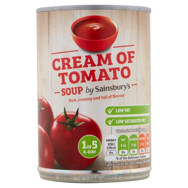 Sainsburys Cream Of Tomato Soup 400g Sale