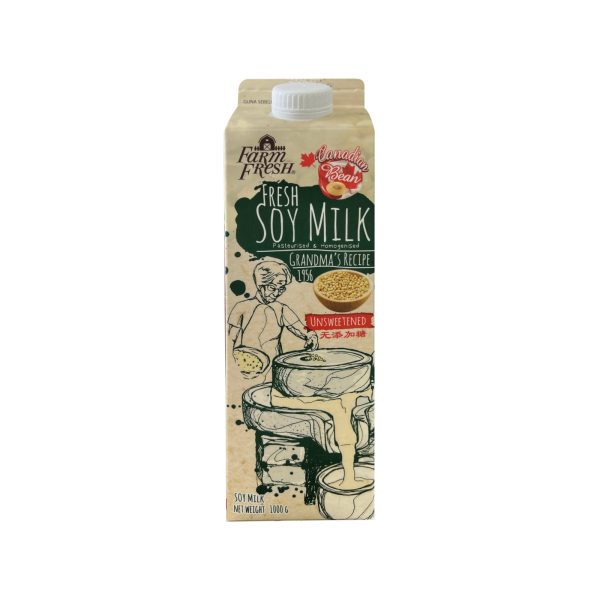 Farm Fresh Soy Milk Unsweetened 1L Online