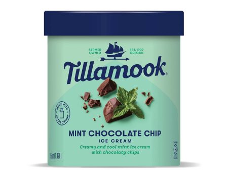 Tillamook Mint Chocolate Chip Ice Cream Tub 1.4L Online Sale