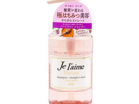 Kose Je L aime Relax Straight & Sleek Shampoo Floral Honey 500ml Supply