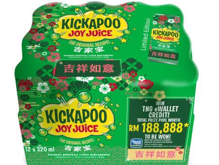 Kickapoo Carbonated Drink Can 320ml x 12 on Sale