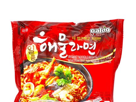 Paldo Instant Noodle with Seafood Soup 120g Online